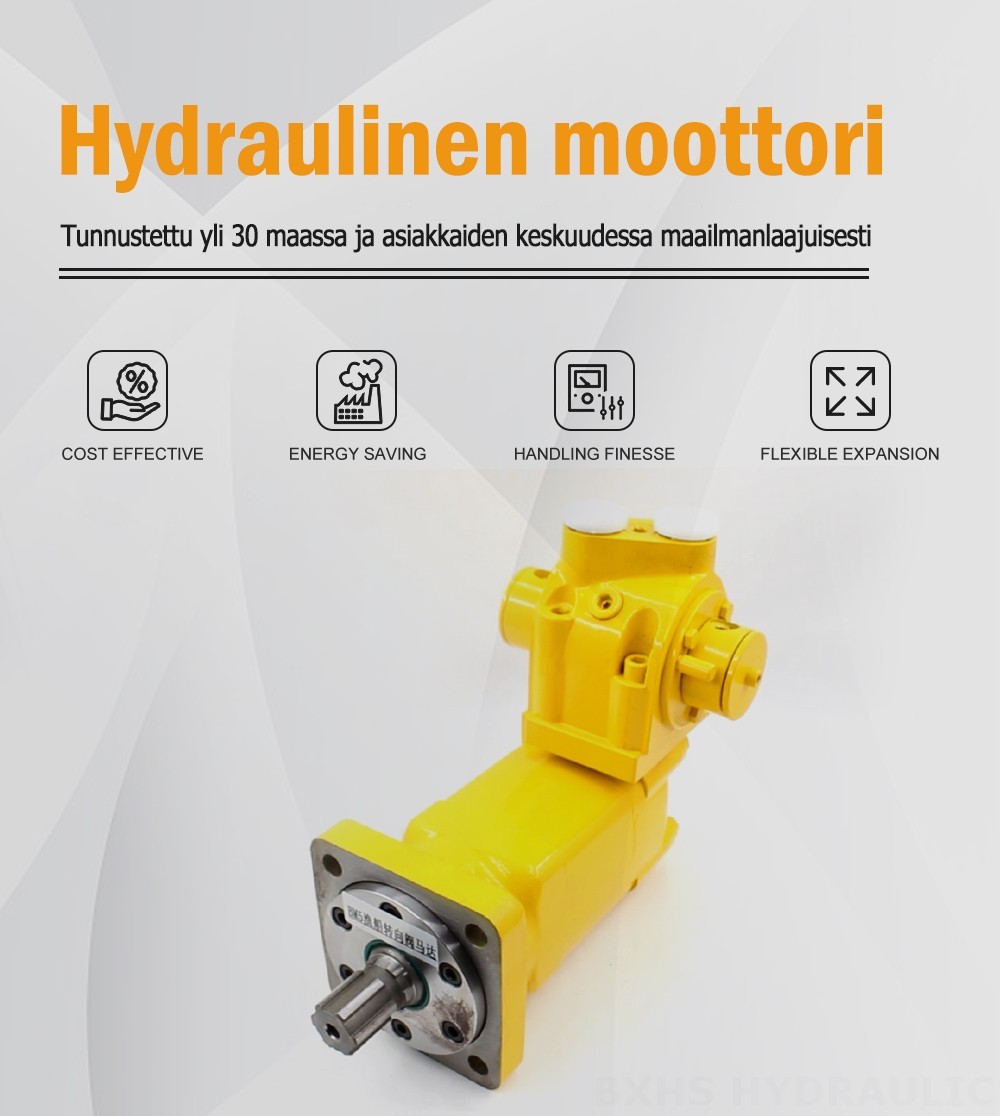 BM5_Kalastusveneen ohjausventtiilimoottori 130 cc/kierros 75 l/min Hydraulimoottori